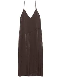 J.W.Anderson Midikleid mit Falten Braun