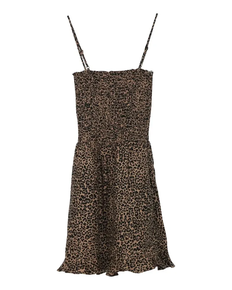 Reformation Rouen animal-print mini dress - Braun Braun