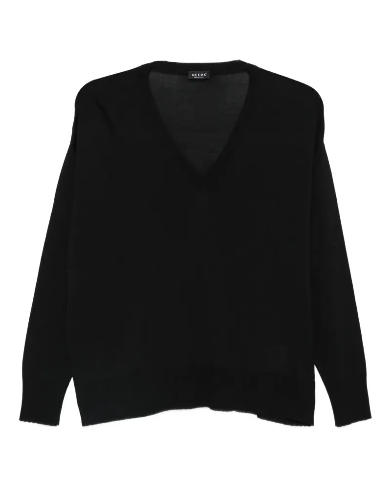 NEERA Oberteil mit V-Ausschnitt - Schwarz Schwarz