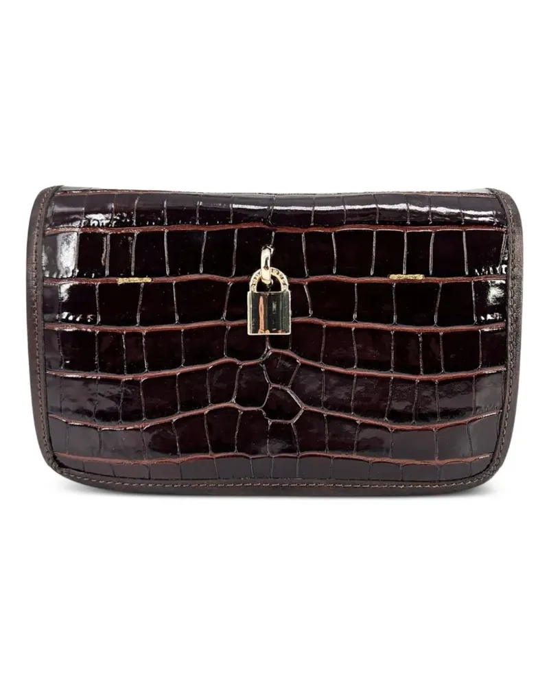 MADISON.MAISON Moc Croc crossbody bag - Braun Braun