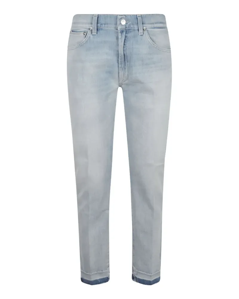 Dondup Dalia faded-wash raw-cut jeans - Blau Blau