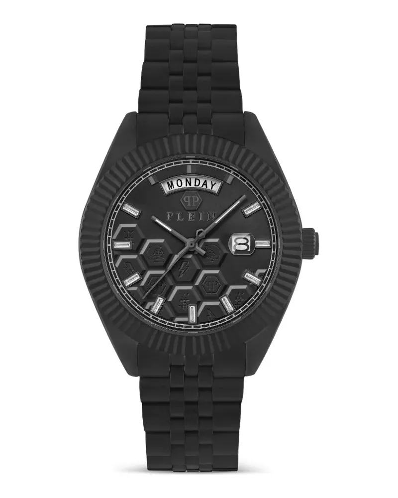 Philipp Plein Superlative 42mm watch - Schwarz Schwarz