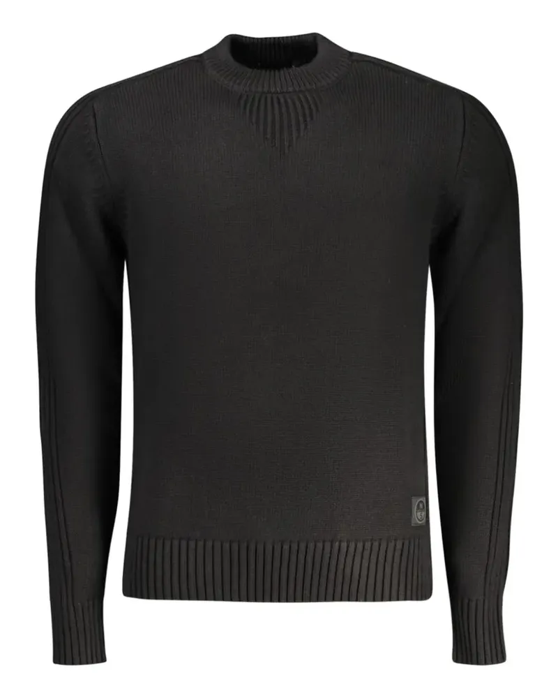 North Sails Gerippter Pullover - Schwarz Schwarz