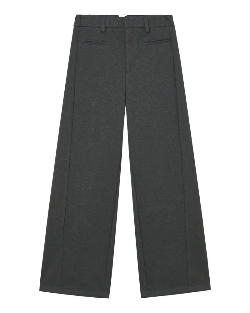 b+ab Weite Hose mit aufgesetzten Taschen - Grau Grau