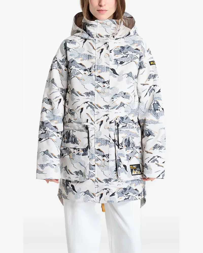 Columbia Sportswear Company Gemusterte High Cascades™ Jacke - Grau Grau