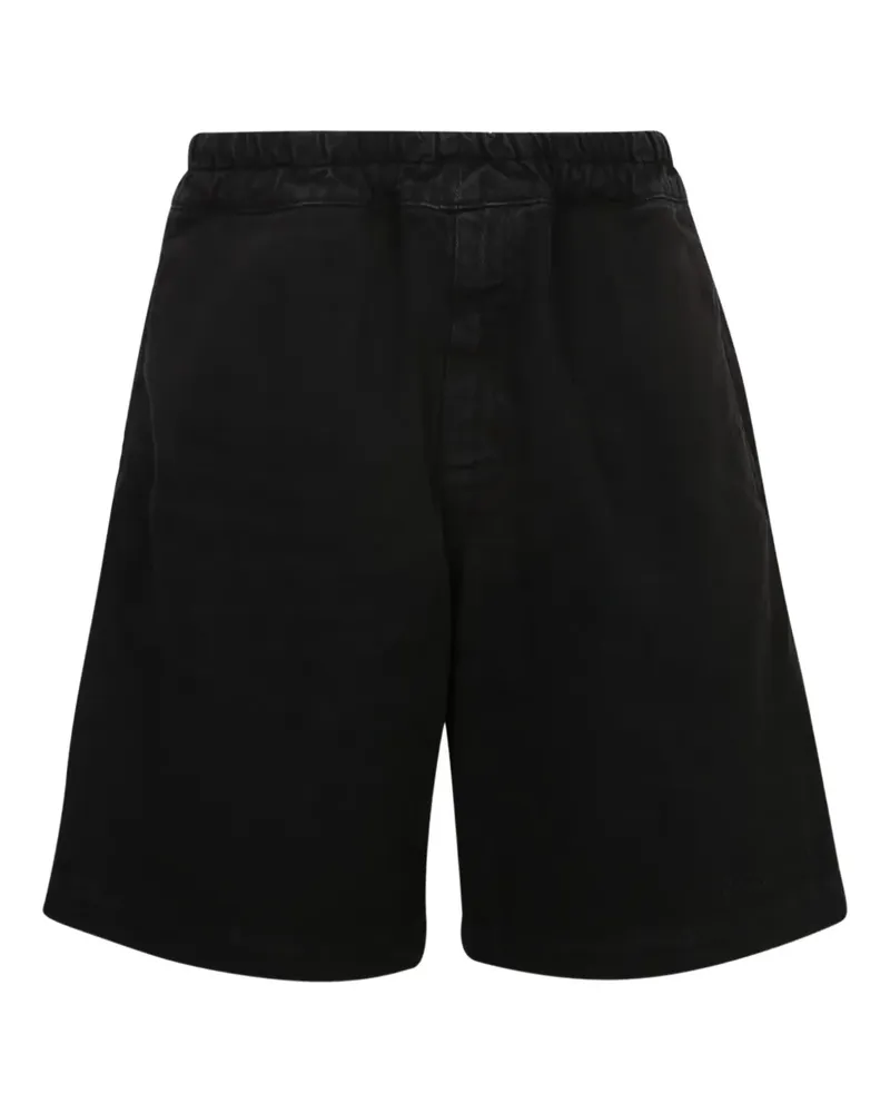 14BROS Shorts mit aufgesetzter Tasche - Schwarz Schwarz