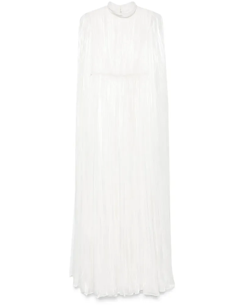 Ana Radu Abendkleid mit Falten - Weiß Weiß