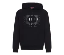 Hoodie mit Logo-Print - Schwarz
