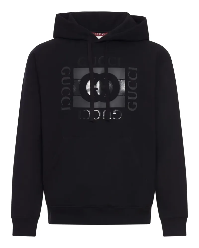 Gucci logo black hoodie - Schwarz Schwarz