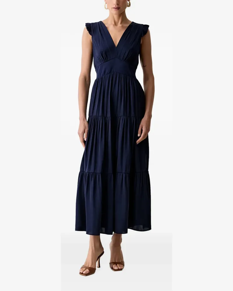 Morgan ruffled maxi dress - Blau Blau