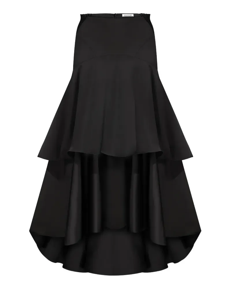 Anna October Haniya tiered maxi skirt - Schwarz Schwarz