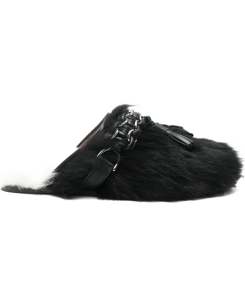 Toga chain-embellished mules - Schwarz Schwarz