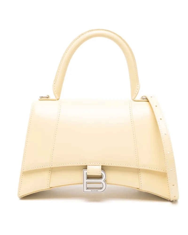 Balenciaga Kleine Hourglass Handtasche - Gelb Gelb