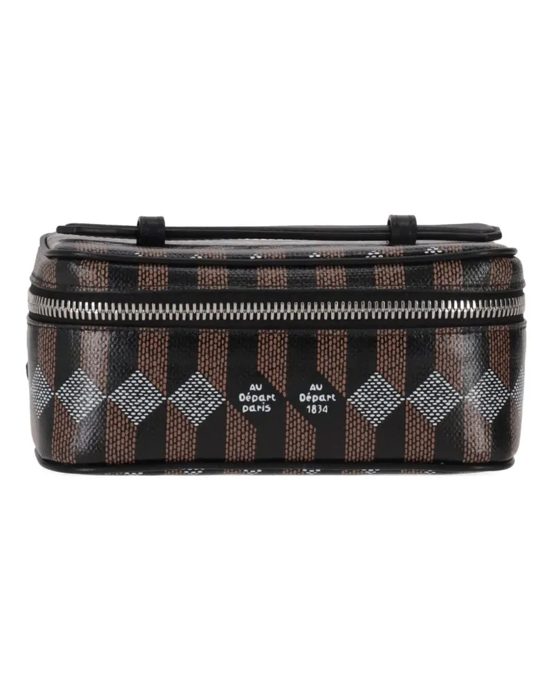 AU DÉPART zip-fastening vanity bag - Schwarz Schwarz