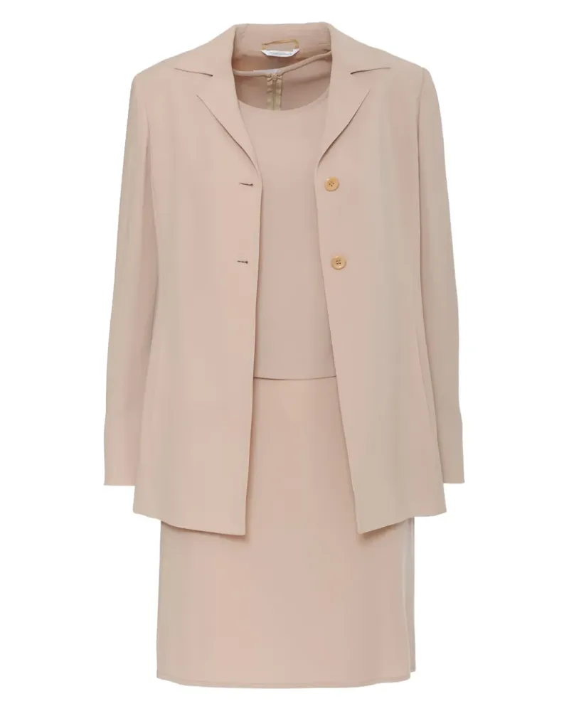 Max Mara Three Piece Suit Beige - Nude Nude