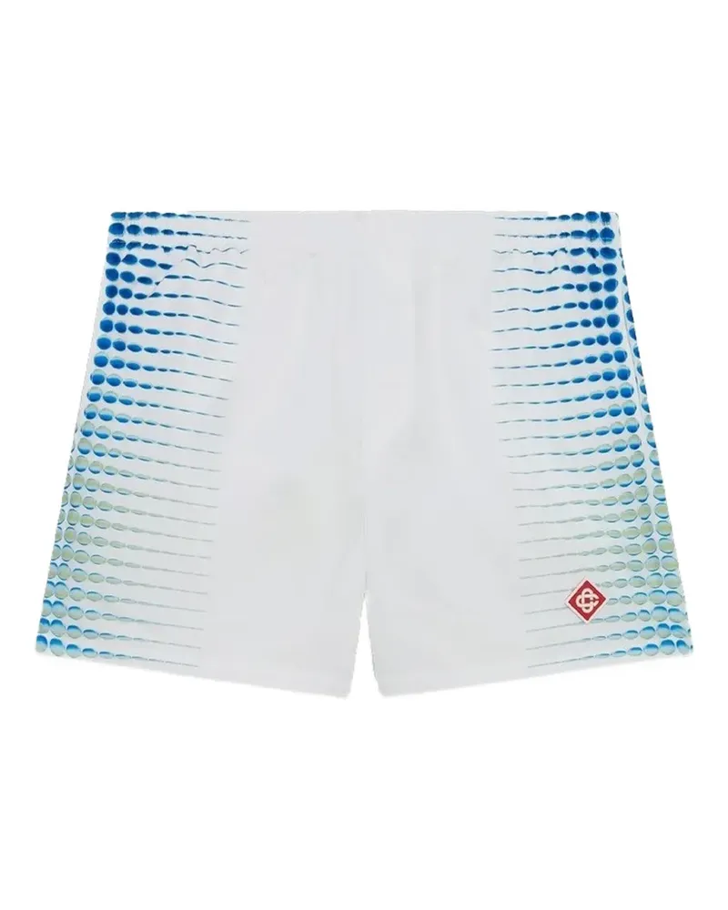 Casablanca Paris dots swim short - Weiß Weiß