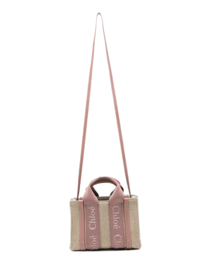 Chloé Woody tote bag - Nude Nude