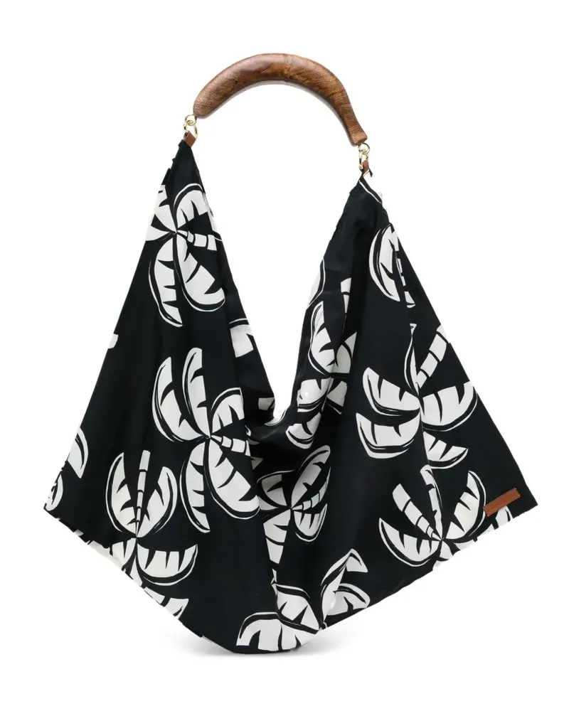 FARM Rio Tote Bag mit Schal - Schwarz Schwarz