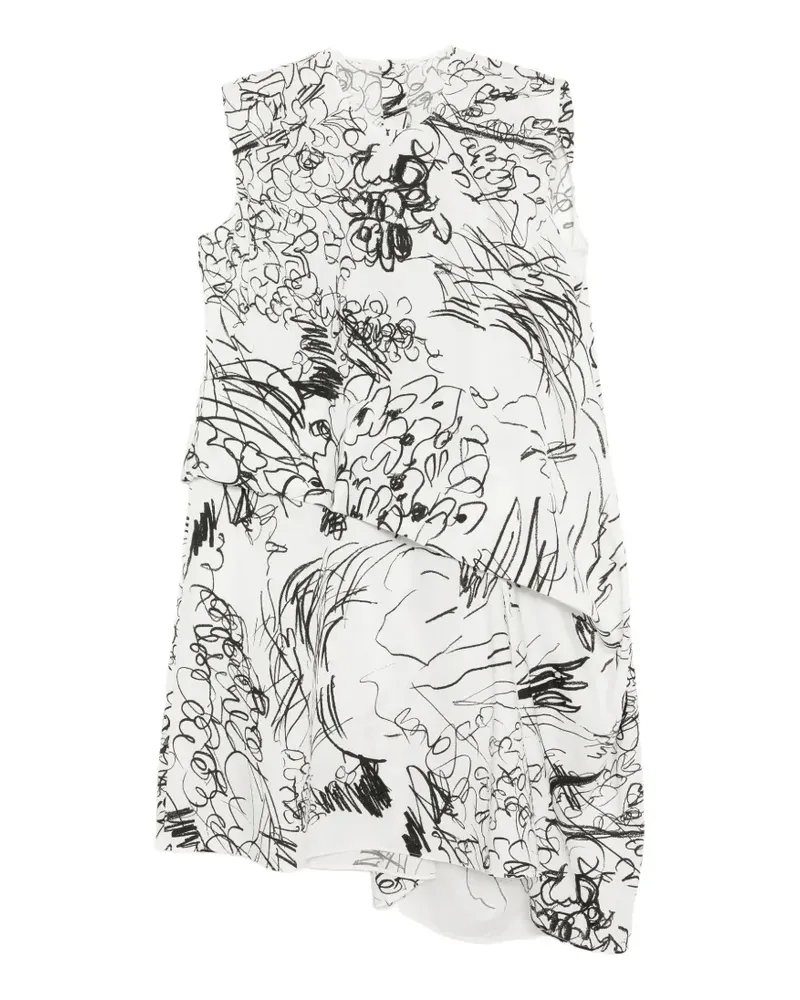 JNBY Kleid mit Blumenprint - Weiß Weiß