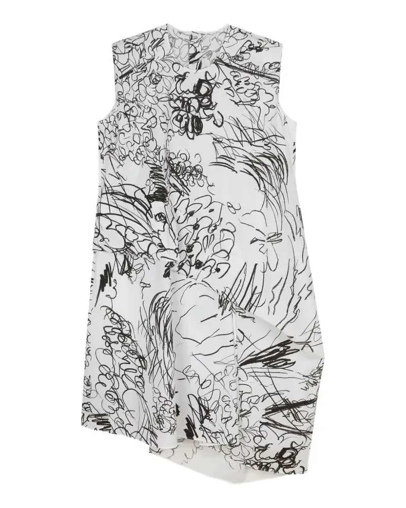 JNBY Kleid mit Blumenprint - Weiß Weiß