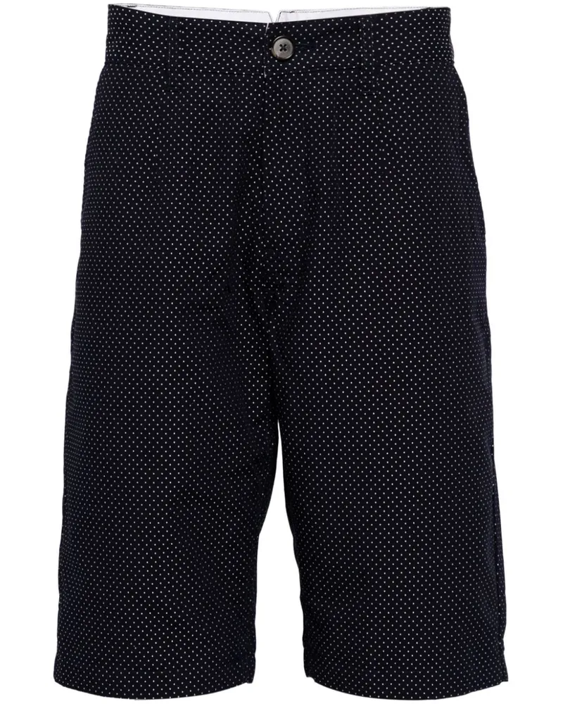 PRIVATE STOCK The Crusade Shorts mit Polka Dots Blau