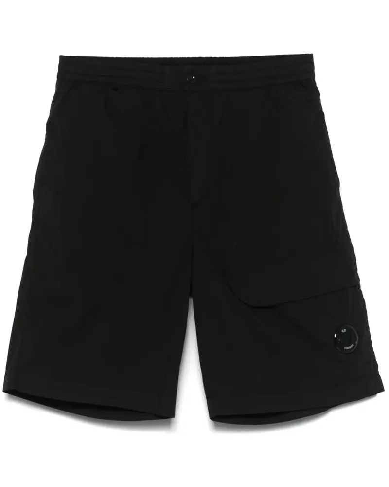 C.P. Company Cargo-Shorts mit Linsen-Detail - Schwarz Schwarz