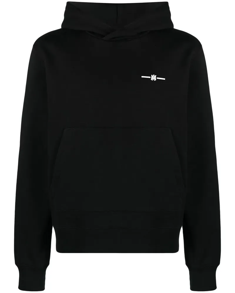 Amiri Hoodie mit Logo-Print - Schwarz Schwarz