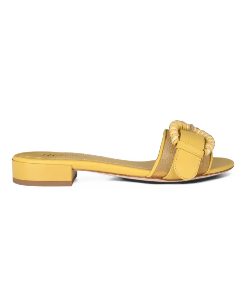 Rodo buckle-detail flat sandals - Gelb Gelb