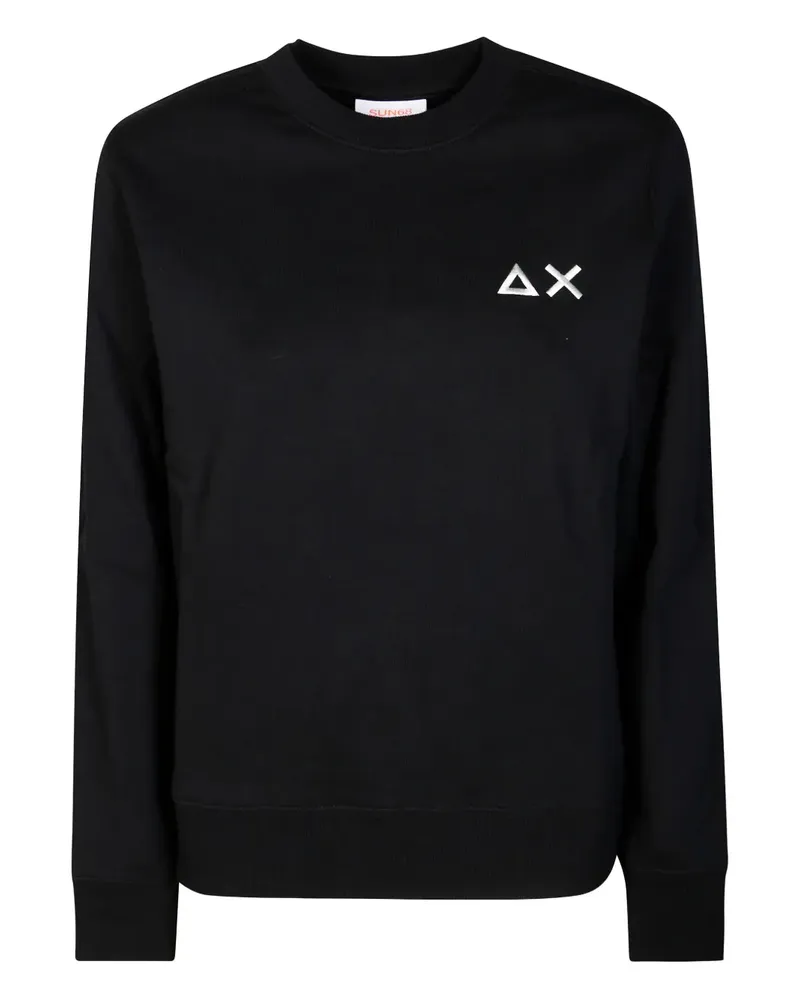 Sun68 Sweatshirt mit Rundhalsausschnitt - Schwarz Schwarz
