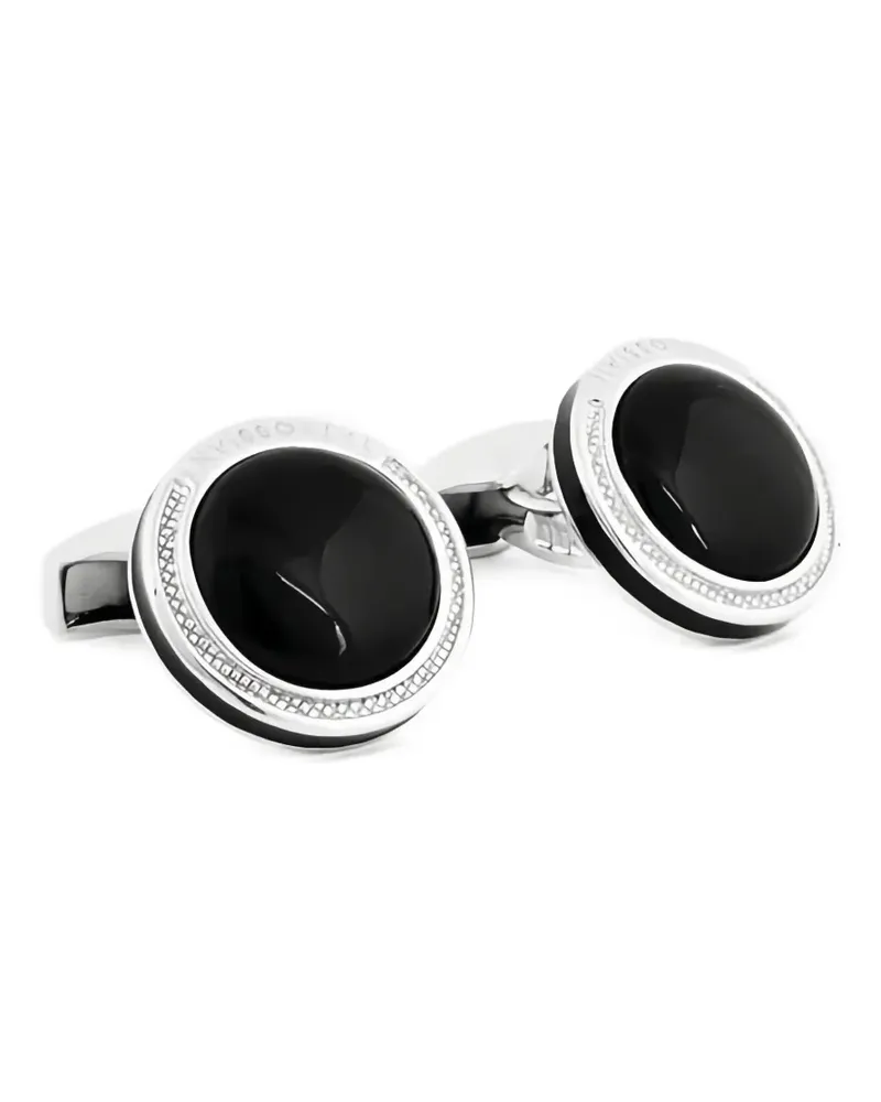 Tateossian Manschettenknöpfe mit Onyx - Schwarz Schwarz