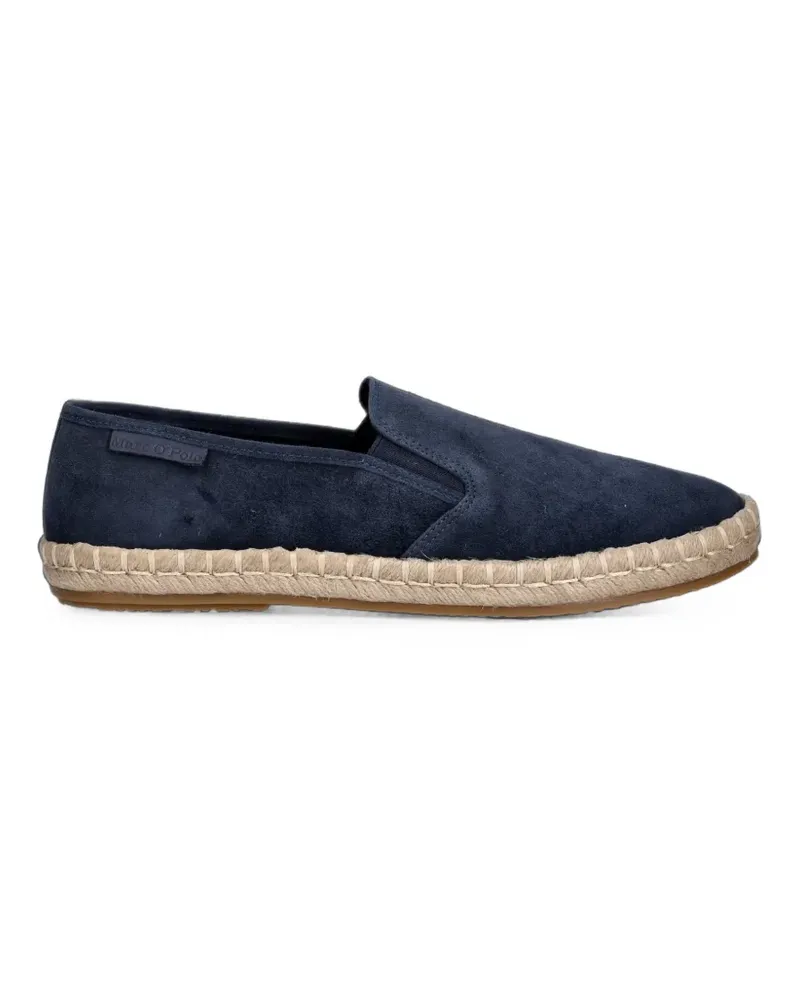 Marc O'Polo suede-finish slip-on espadrilles - Blau Blau