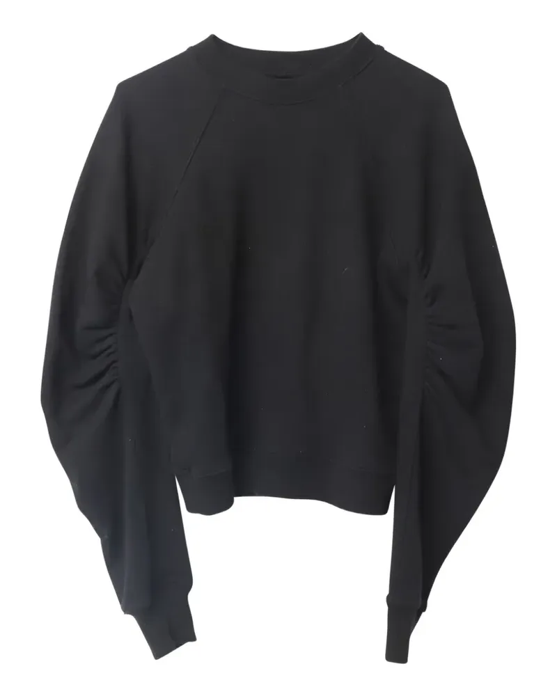 Citizens of humanity Sweatshirt mit gerafften Ärmeln - Schwarz Schwarz