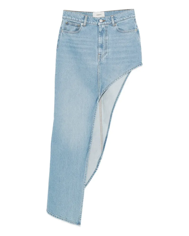COPERNI asymmetric panel skirt - Blau Blau