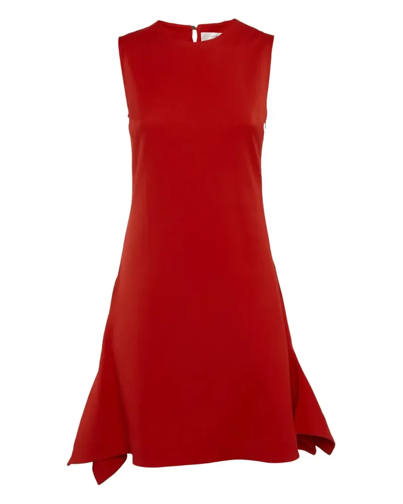 Victoria Beckham Minikleid mit asymmetrischem Saum - Rot Rot