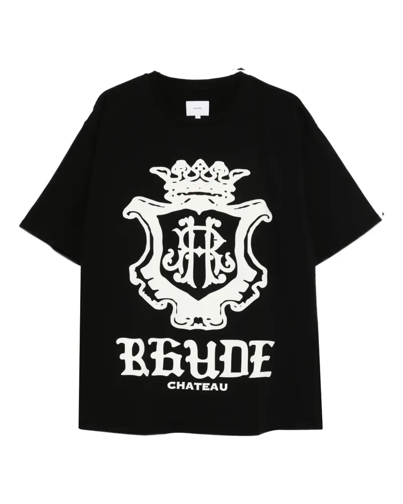 RHUDE graphic-print T-shirt - Schwarz Schwarz