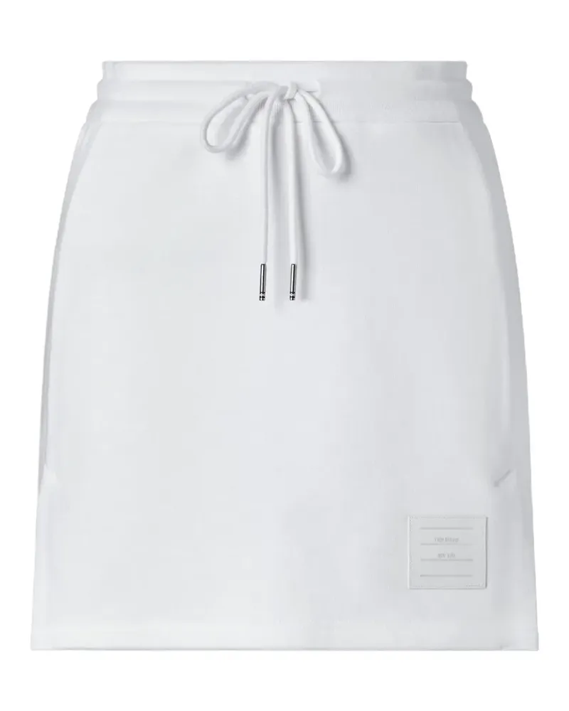 Thom Browne Classic Loopback Minirock - Weiß Weiß