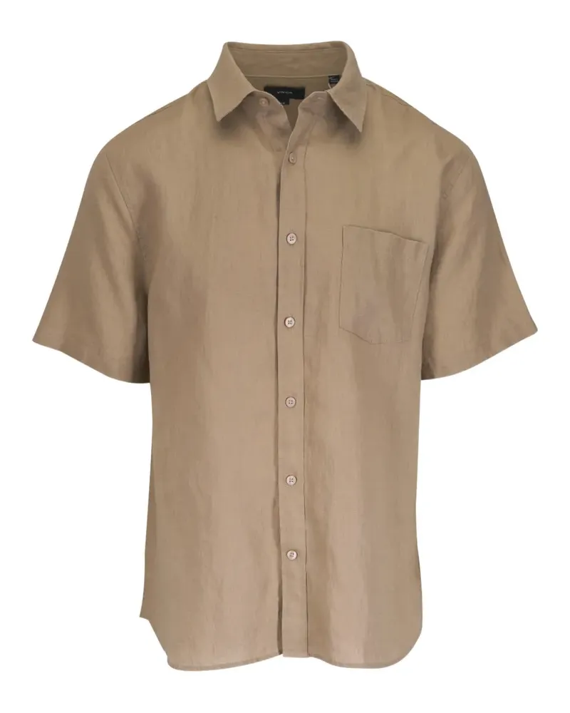 Vince Hemd mit Brusttasche - Nude Nude