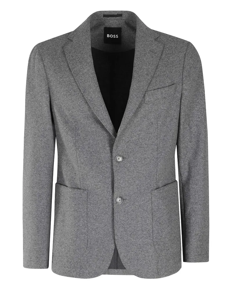 HUGO BOSS Henry Jacke mit Knöpfen - Grau Grau