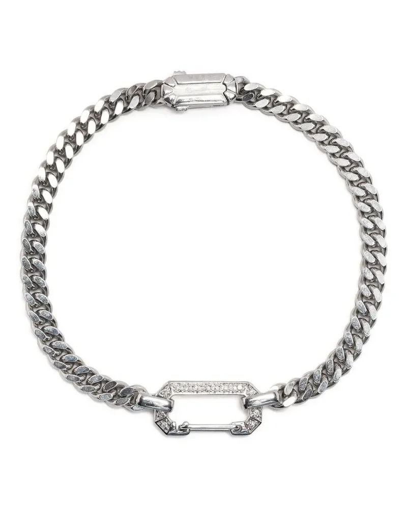 EÉRA 18kt Weißgoldkettenarmband - Silber Silber