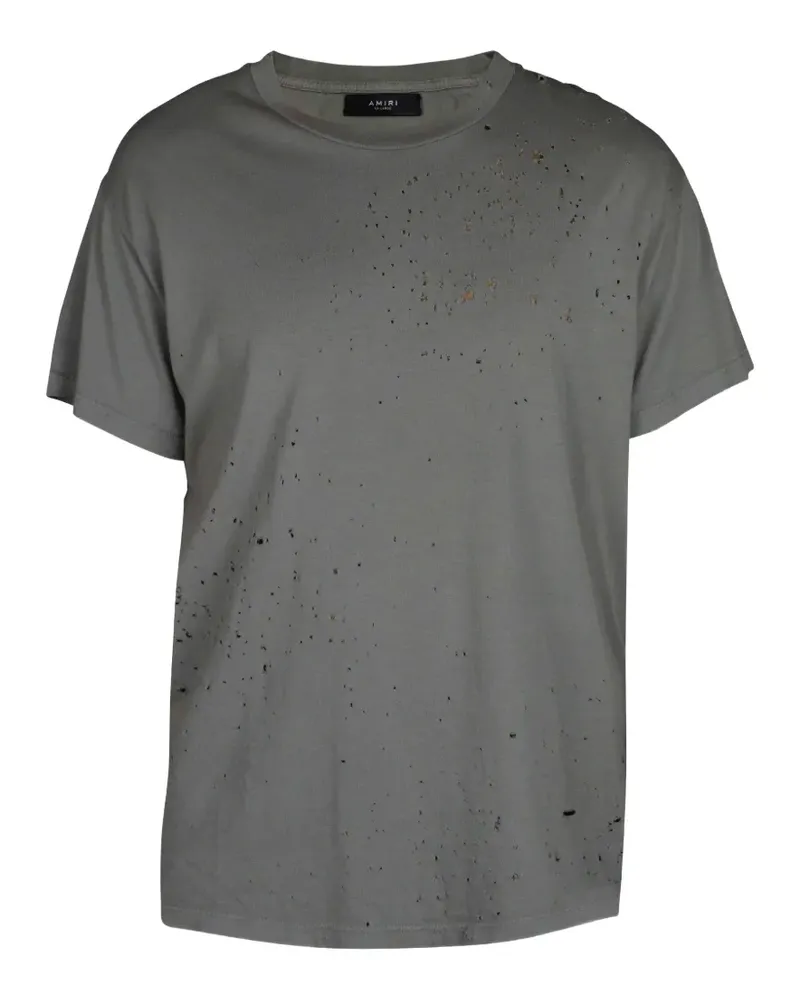 Amiri T-Shirt im Used-Look - Grau Grau