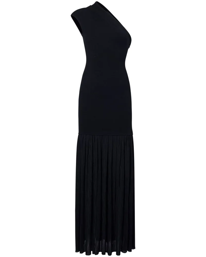 Proenza Schouler Cora Maxikleid - Schwarz Schwarz