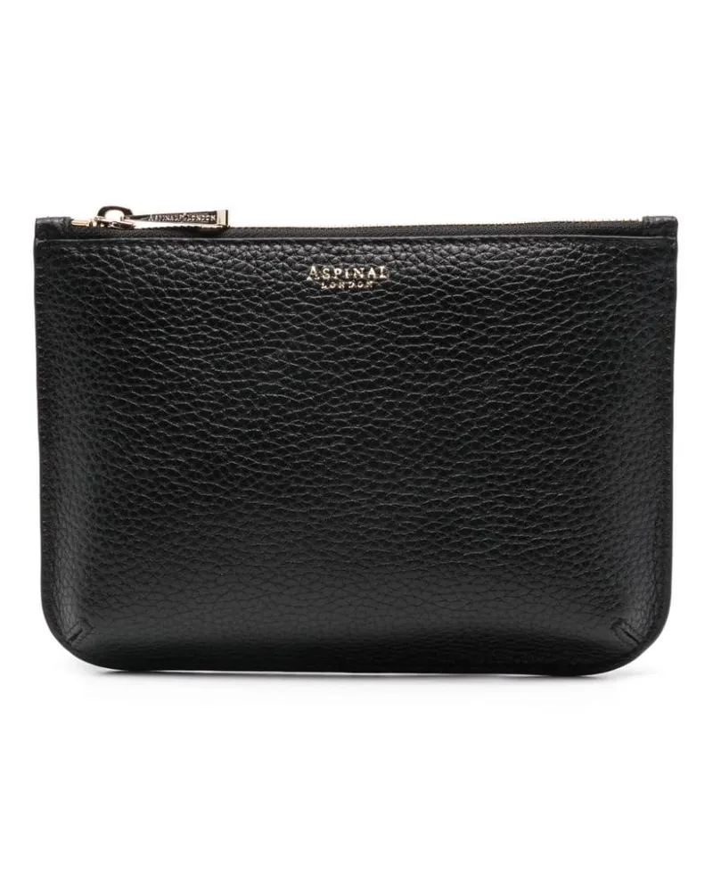 Aspinal of London Kleine Ella Clutch Schwarz