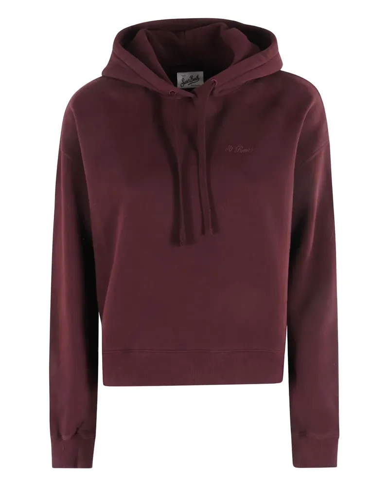 MC2 Saint Barth Mindy Hoodie mit Logo-Stickerei - Rot Rot