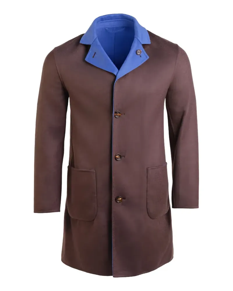 Kiton reversible cashmere coat - Braun Braun