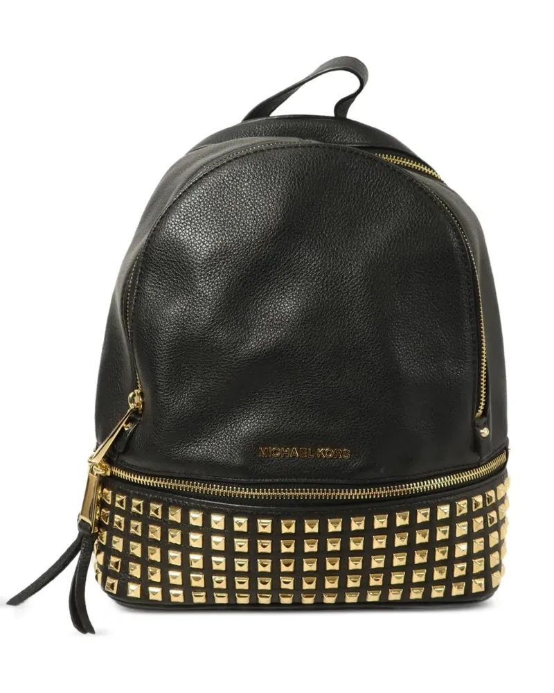 Michael Kors Rhea studded backpack - Schwarz Schwarz