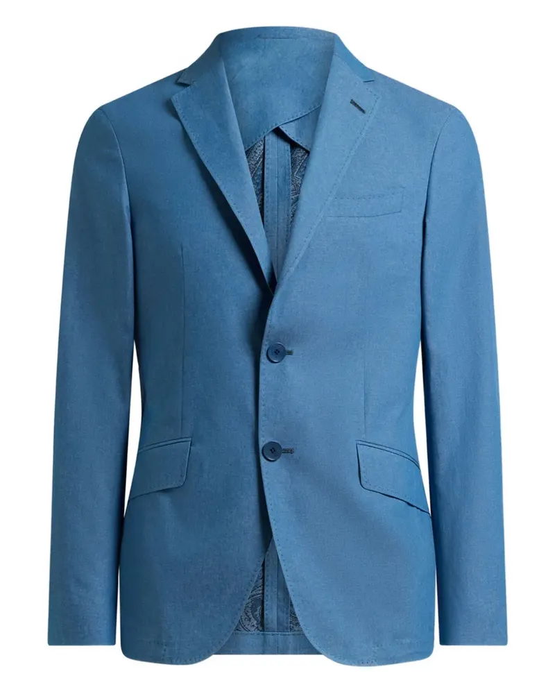 Etro Einreihiges Sakko - Blau Blau