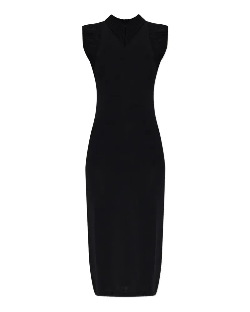IRO ribbed-knit sleeveless midi dress - Schwarz Schwarz
