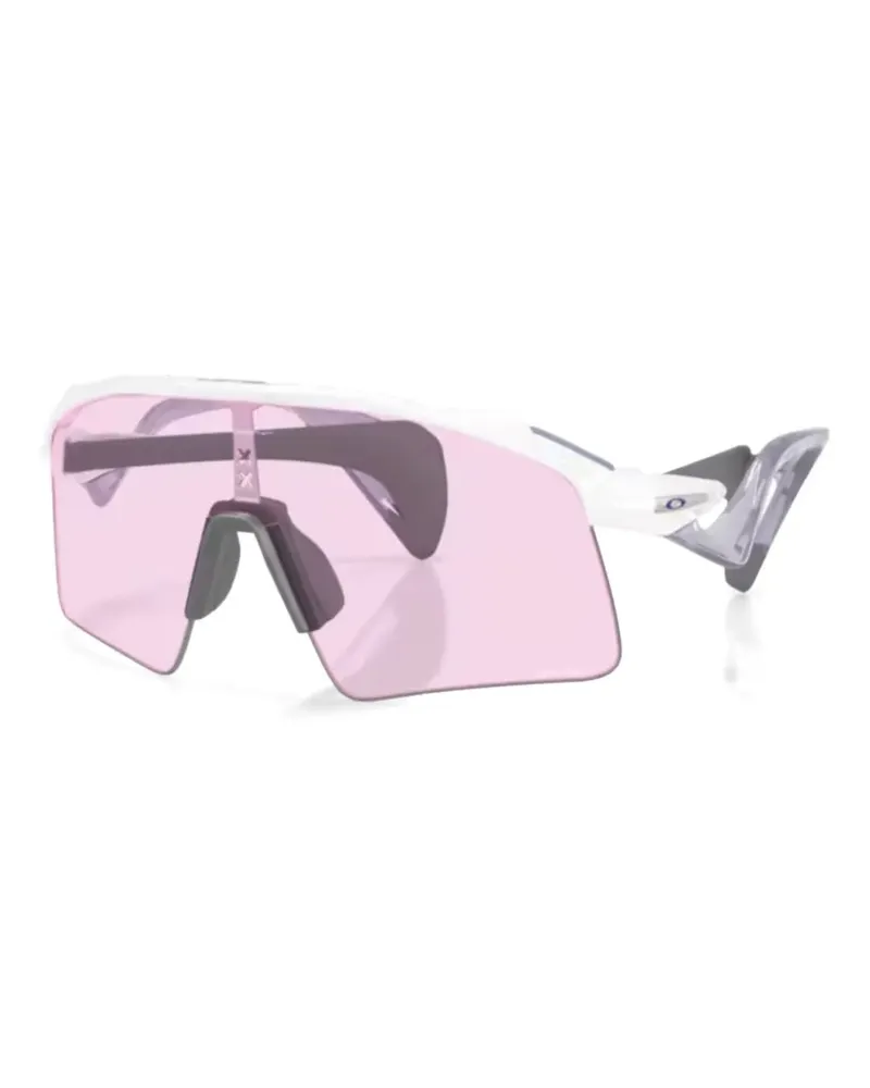 Oakley Stunt Wing geometric-frame sunglasses - Weiß Weiß