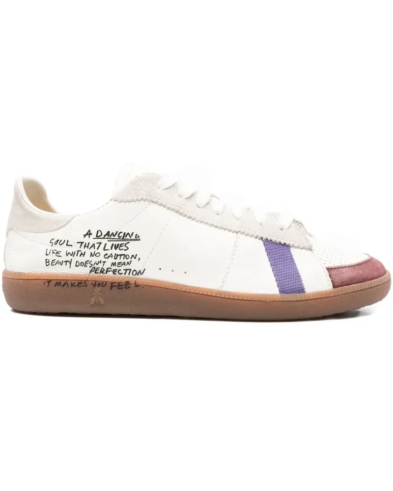 Patrizia Pepe Sneakers mit Einsätzen - Weiß Weiß