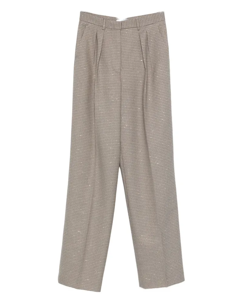 Manuel Ritz Hose mit Bundfalten - Braun Braun
